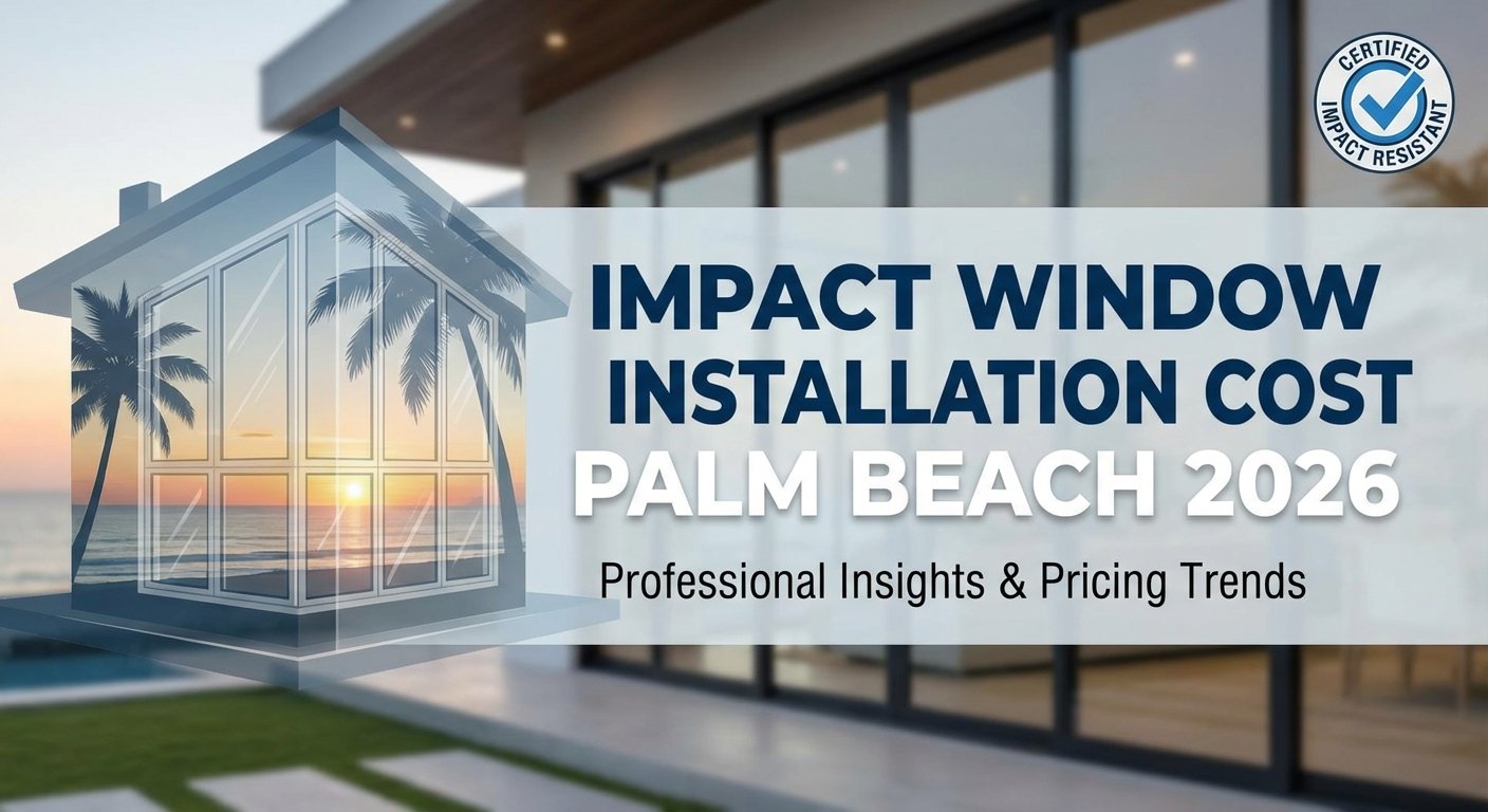 Impact Window Installation Cost Palm Beach 2026