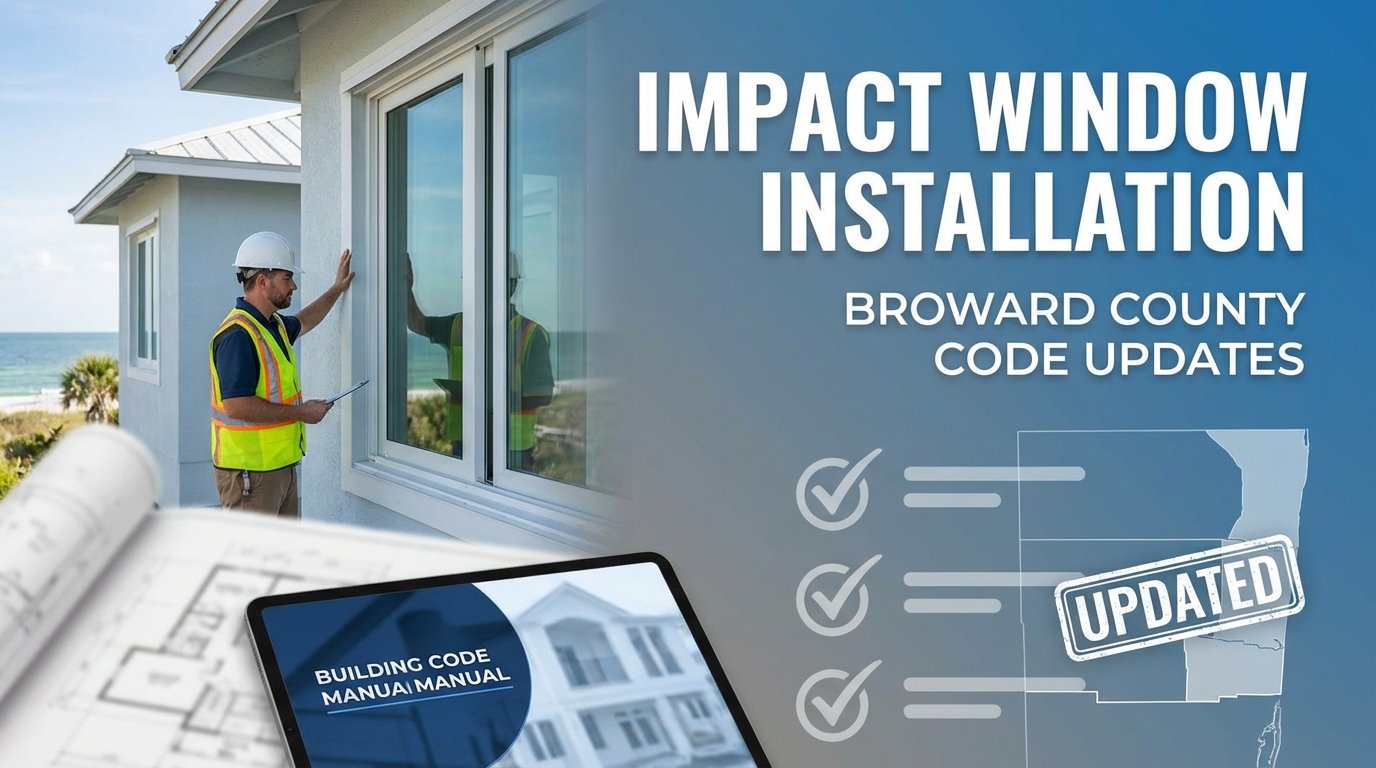 Impact Window Installation Broward County Code Updates